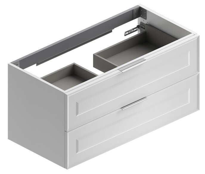 Изображение товара Тумба под раковину Berloni Bagno Vintage 105 см белый глянец подвесная или напольная