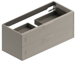 Изображение товара Тумба под раковину Berloni Bagno Suite Vintage 120 см, подвесная/напольная, creta opaco, SUVBS2C120C/176/SHALAO 176