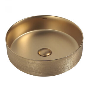 Изображение товара Раковина Abber Bequem AC2109BGM 40 х 40 см, накладная, матовое золото