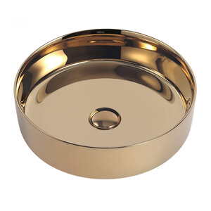 Изображение товара Раковина Abber Bequem AC2109GG 40 х 40 см, накладная, золото