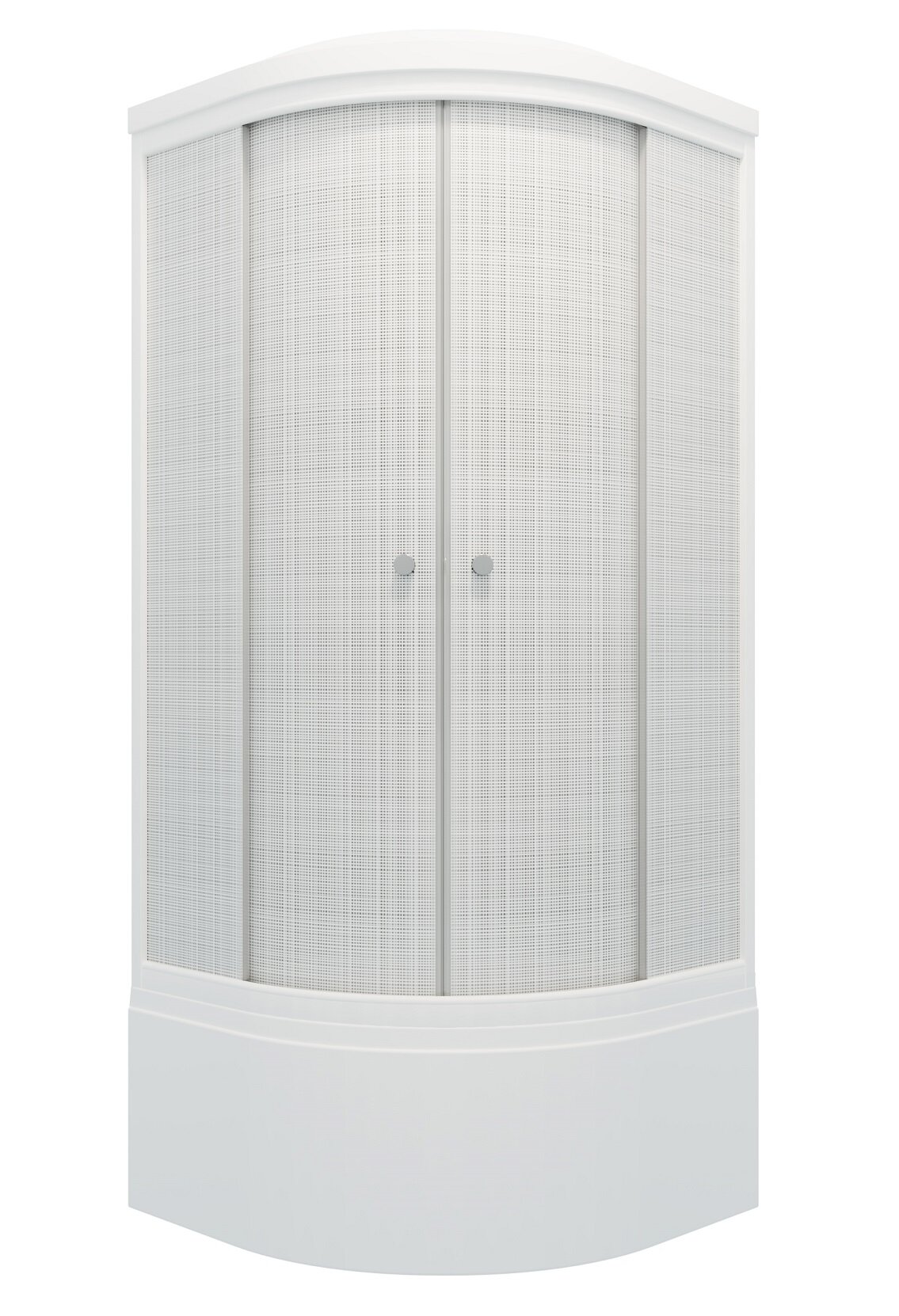 Изображение товара Душевая кабина Maroni Quadro SR90H-LN-DN4 90x90 см, четверть круга, стекло прозрачное с рисунком