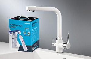 Изображение товара Комплект кухонный смеситель Granula 2015 Арктик+Акс-002
