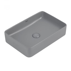 Изображение товара Раковина Abber Rechteck AC2207MG 51x35 см накладная серая матовая