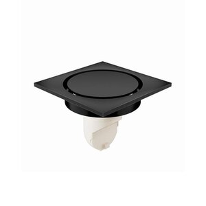 Изображение товара Душевой трап Orange, 10 х 10 см, черный, OT01-003b