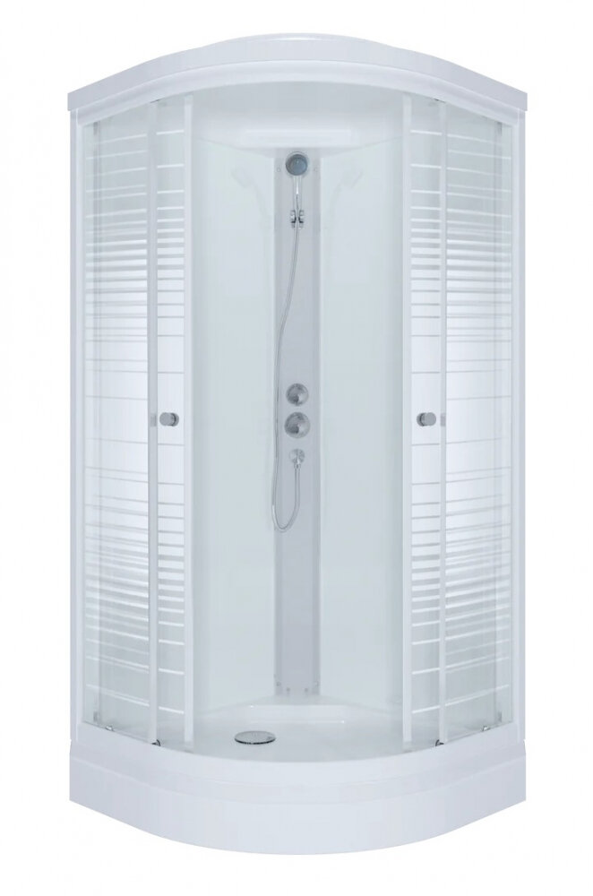 Изображение товара Душевая кабина Maroni Line SR100L-BND-DN4 100х100 см белая