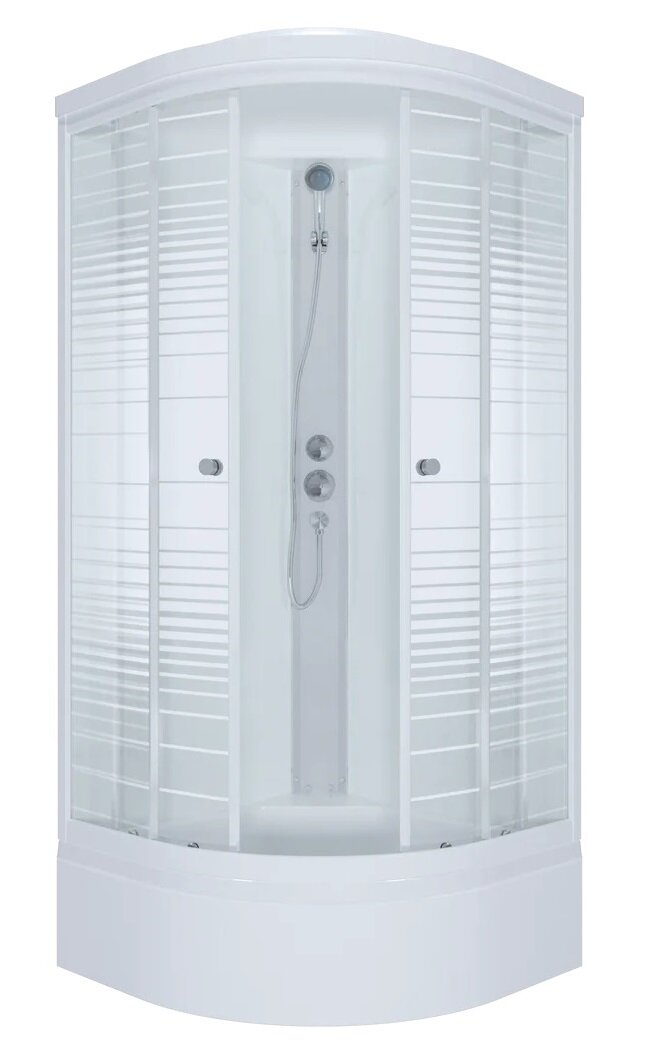 Изображение товара Душевая кабина Maroni Line SR90M-BND-DN4 90x90 см четверть круга