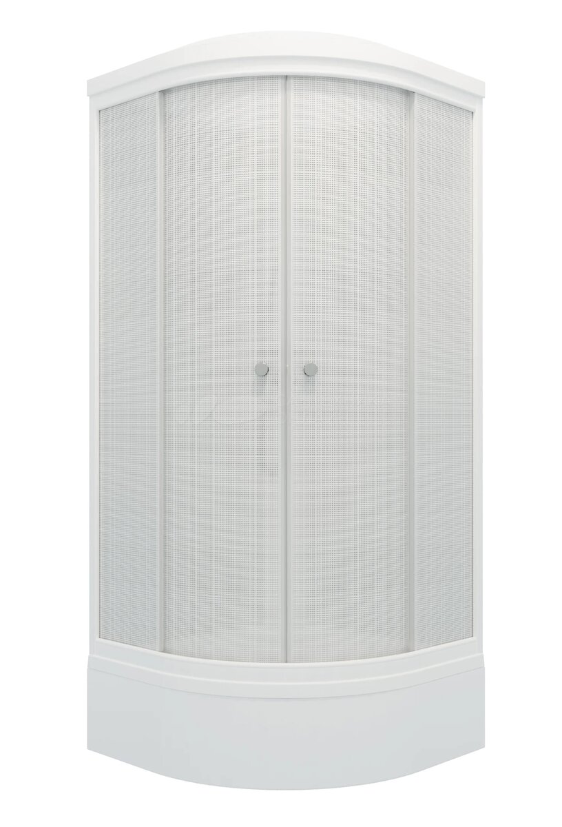 Изображение товара Душевая кабина Maroni Quadro SR90M-LN-DN4 90x90 см с раздвижными дверями и прозрачным стеклом