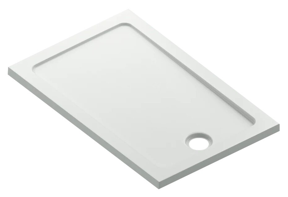 Изображение товара Душевой поддон Bas Олимпик 100x70 см акрил низкий белый для ванной