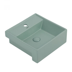 Изображение товара Раковина Abber Rechteck AC2208MCG 41 х 41 см, накладная, светло-зеленая матовая