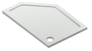 Изображение товара Душевой поддон Bas Пента 120 х 80 см, асимметричный, белый, левый/правый, ПН00064/ПН00065