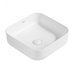 Изображение товара Раковина Abber Rechteck AC2211MW 38x38 см накладная белая матовая