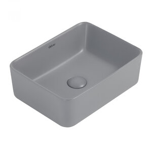 Изображение товара Раковина Abber Rechteck AC2213MG 40х30 см накладная серый матовый