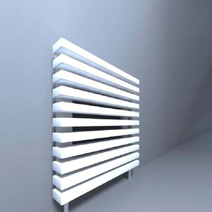 Изображение товара Радиатор стальной трубчатый Velar P30 H, горизонтальный, 14 секций, белый, V P30 2500 H - 14 нижнее 9016