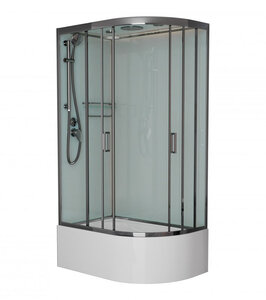 Изображение товара Душевая кабина Frank F412/2L/R М Brilliant 120x80 см стекло хром гарантия 7 лет Изображение товара Душевая кабина Frank F412/2L/R М Brilliant 120x80 см стекло хром гарантия 7 лет