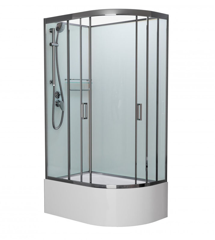 Изображение товара Душевая кабина Frank F412/2L/R М Brilliant без крыши 120x80 см Германия