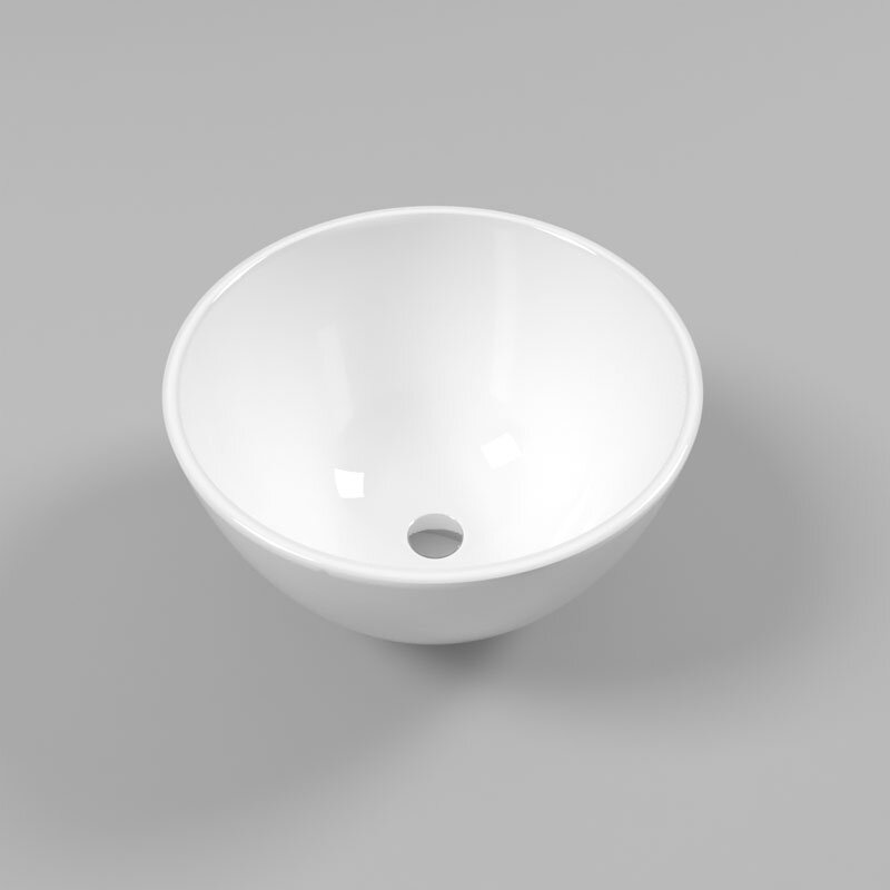 Изображение товара Раковина Whitecross Amethyst 50х50 см накладная белая дизайнерская