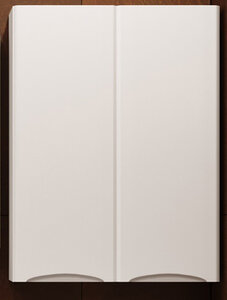 Изображение товара Шкаф Style Line Бергамо мини антискрейтч Plus, 60 см, подвесной, белый, СС-00002357