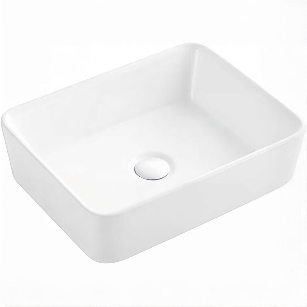 Изображение товара Раковина DQ Berlin DT1430216 47,5 х 37 см, накладная, цвет белый Изображение товара Раковина DQ Berlin DT1430216 47,5 х 37 см, накладная, цвет белый