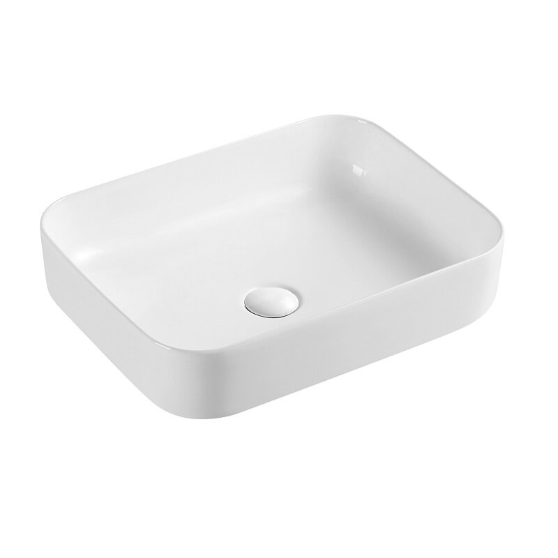 Изображение товара Раковина DQ Berlin DT1431316 Накладная 50x39 см, белая Изображение товара Раковина DQ Berlin DT1431316 Накладная 50x39 см, белая
