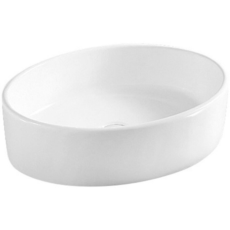Изображение товара Раковина D&K Matrix DT1390316 50 х 36 см, накладная, цвет белый глянцевый