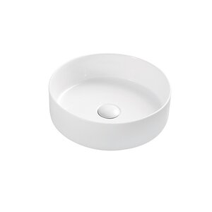 Изображение товара Раковина D&K Matrix 35,5 х 35,5 см накладная круглая белая Германия