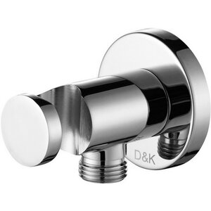 Изображение товара Шланговое подсоединение DQ, с держателем, DC1004813, хром