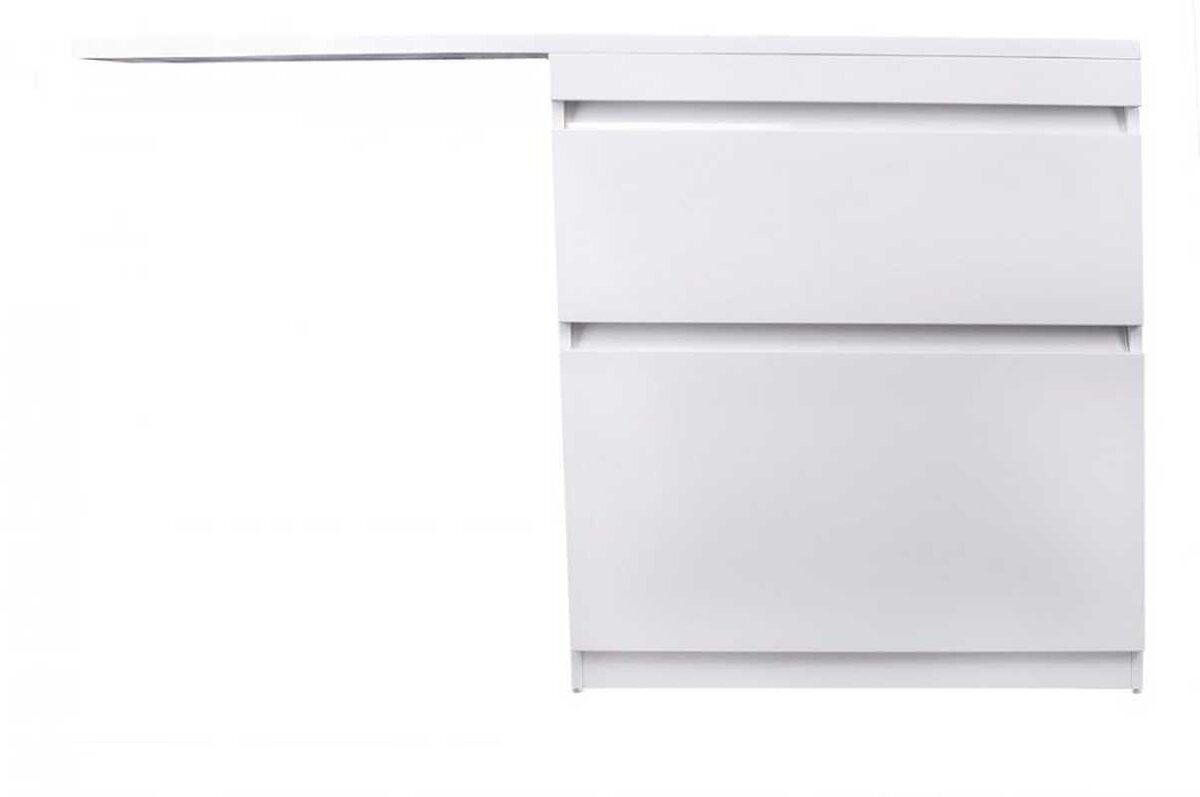 Изображение товара Тумба с раковиной Style Line Даллас 150 Люкс Plus напольная белая глянцевая