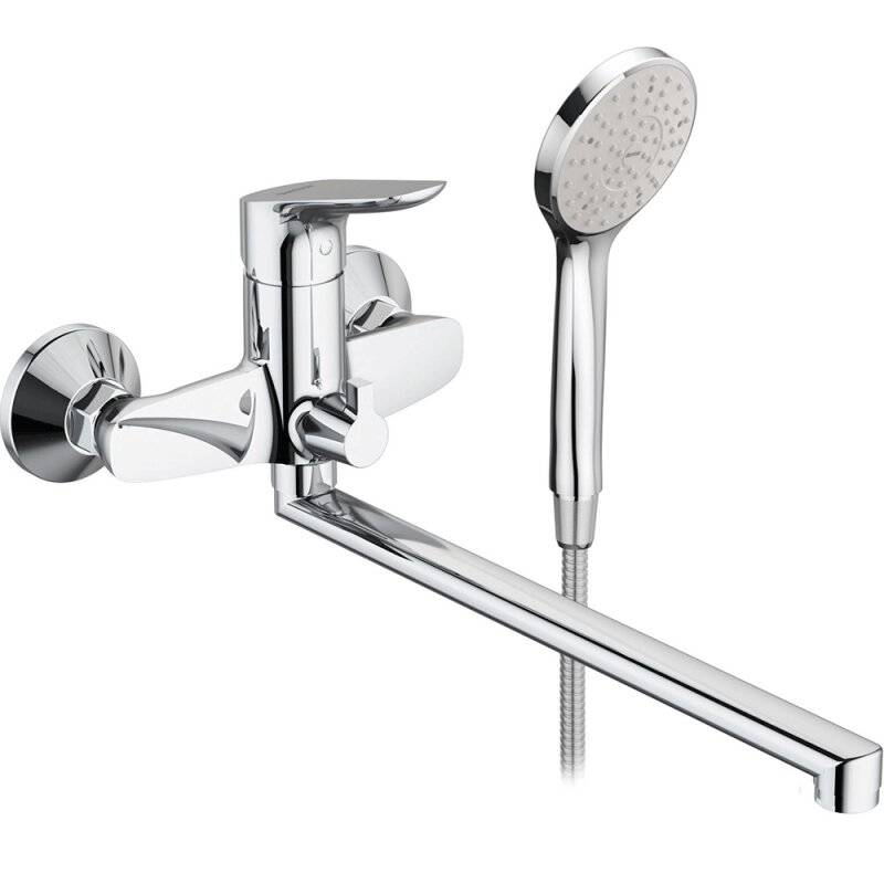 Изображение товара Смеситель Damixa Jupiter 779500001 для ванны и душа, с душевым гарнитуром, хром