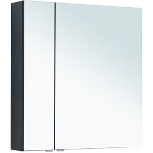 Изображение товара Зеркальный шкаф Aquanet Алвита New, 80 см, цвет антрацит матовый, 277535
