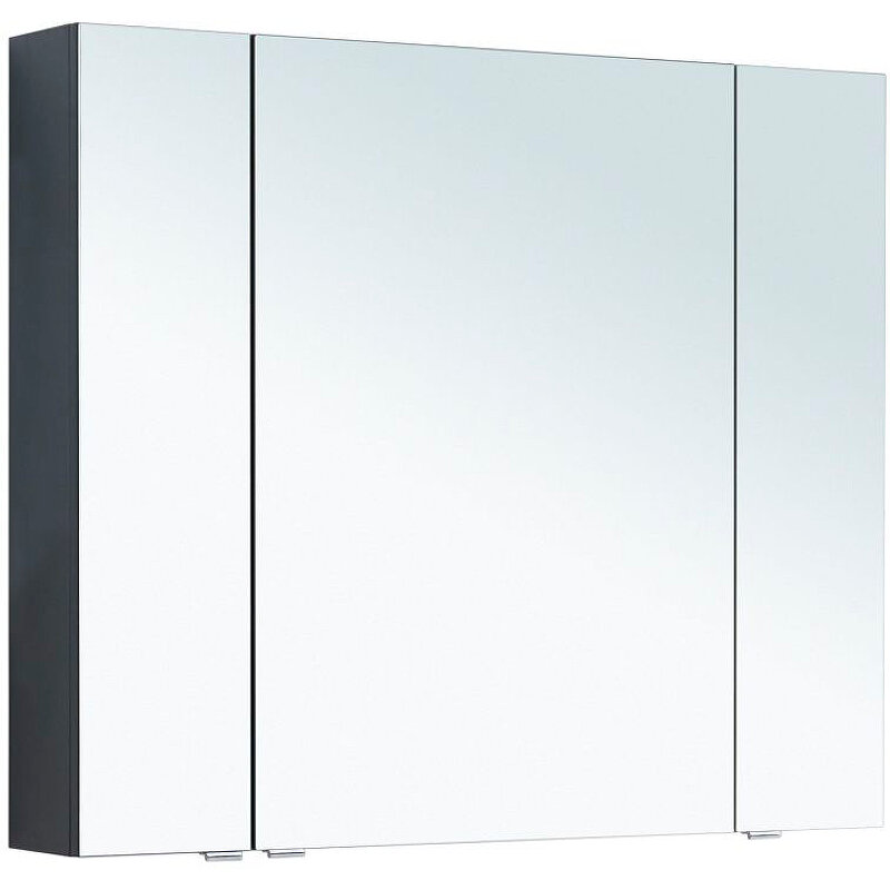 Изображение товара Зеркальный шкаф Aquanet Алвита New, 100 см, цвет антрацит матовый, 277543