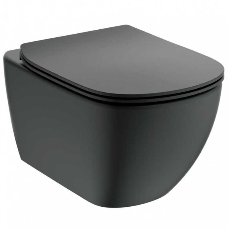 Изображение товара Подвесной унитаз Ideal Standard Tesi T0079V3 Silk Black AquaBlade