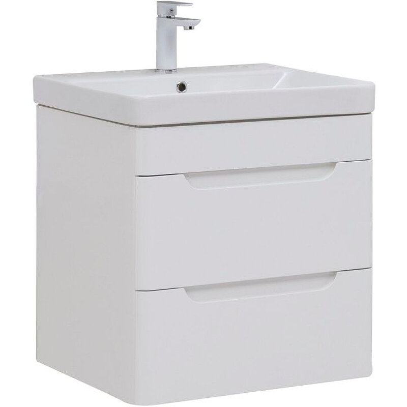 Изображение товара Тумба под раковину Aquanet София 60 см подвесная белая глянец