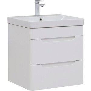 Изображение товара Тумба под раковину Aquanet София 60 см подвесная белая глянец