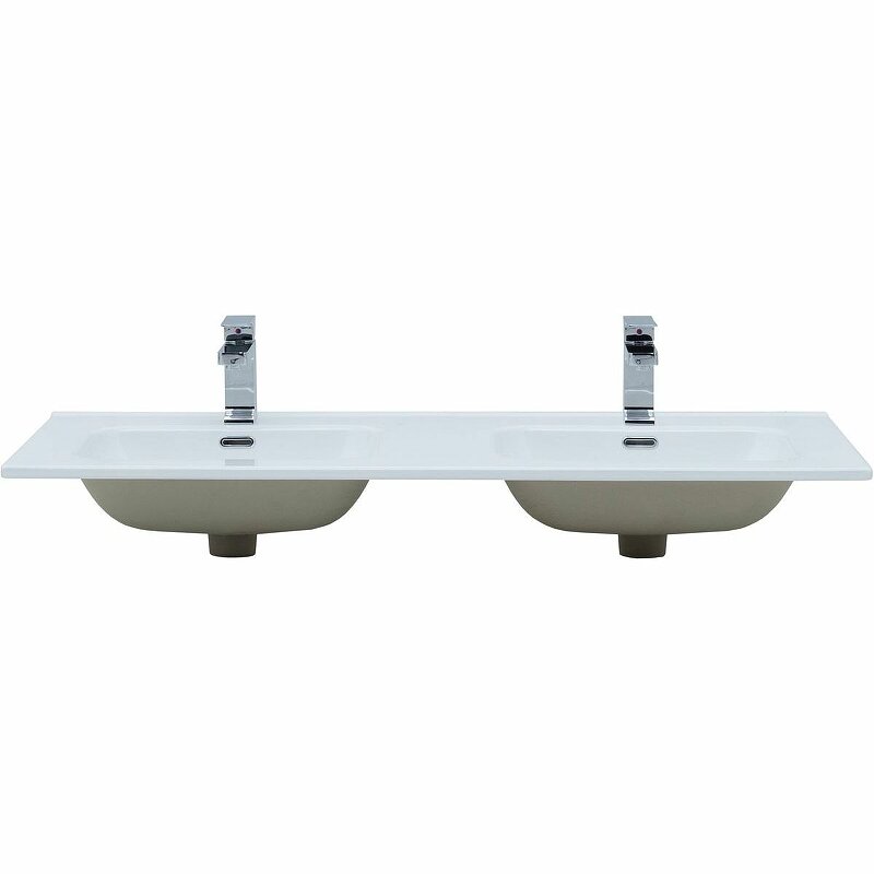 Изображение товара Раковина-столешница Aquanet Flat 254367 120 см, прямоугольная, цвет белый