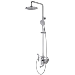 Изображение товара Душевая система D&K Bayern.Furth DA1524701B18, с гигиеническим душем, с изливом, цвет хром