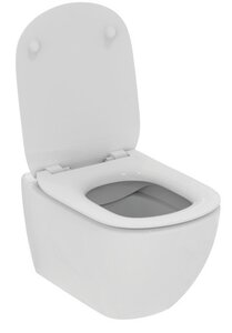 Изображение товара Подвесной безободковый унитаз Ideal Standard Tesi T536101 WH RimLS+, крышка-сиденье с микролифтом, белый