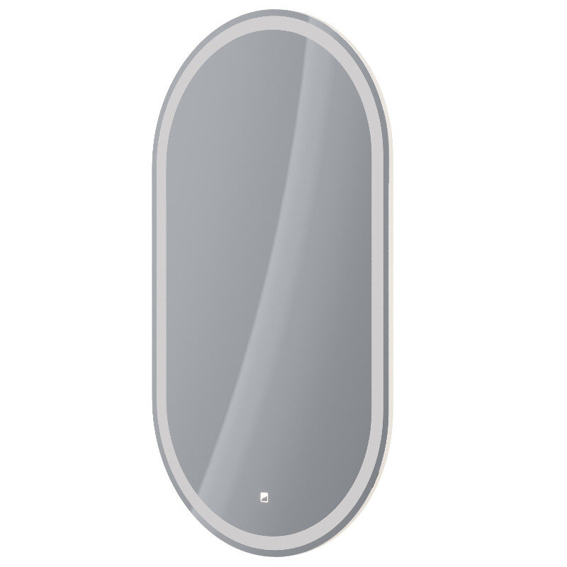 Изображение товара Зеркало Dreja Luno 99.2007 55 см с подсветкой и антизапотеванием белое