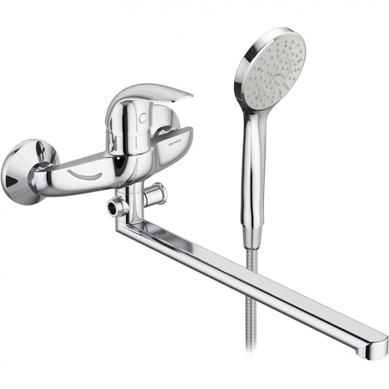 Изображение товара Смеситель для ванны и душа Damixa Eclipse 319500001, с душевым гарнитуром, хром