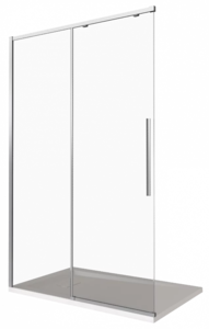 Изображение товара Душевая дверь Good Door Idea WTW-110-C-CH, 110 х 195 см, стекло прозрачное, профиль хром, ИД00001