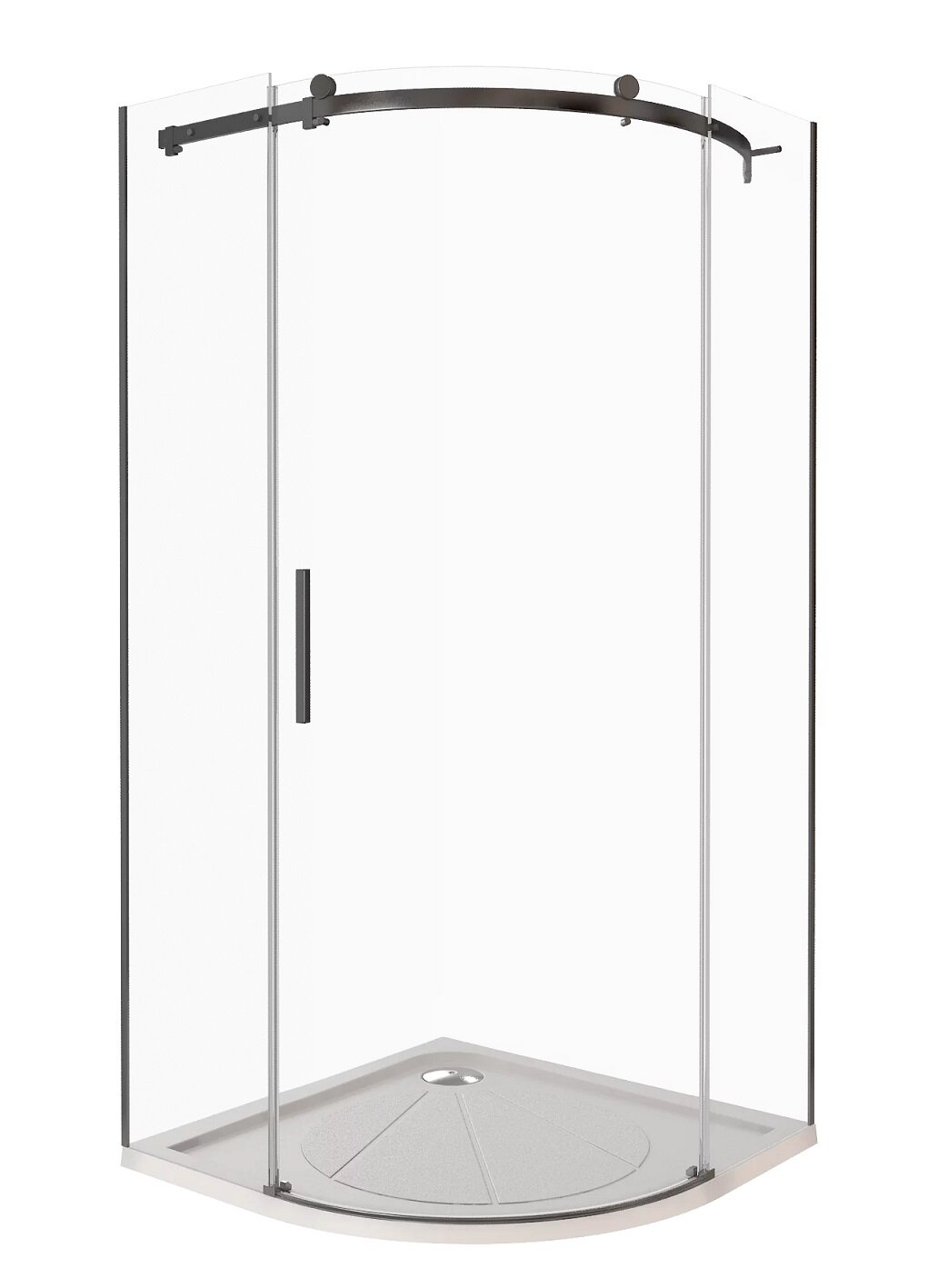 Изображение товара Душевое ограждение Good Door Galaxy R-100-C-B с раздвижными дверями Изображение товара Душевое ограждение Good Door Galaxy R-100-C-B с раздвижными дверями