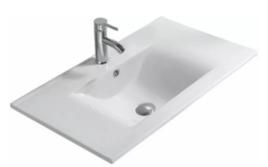 Изображение товара Раковина SantiLine врезная сверху 60,5х46,3 см белая фаянс новая модель