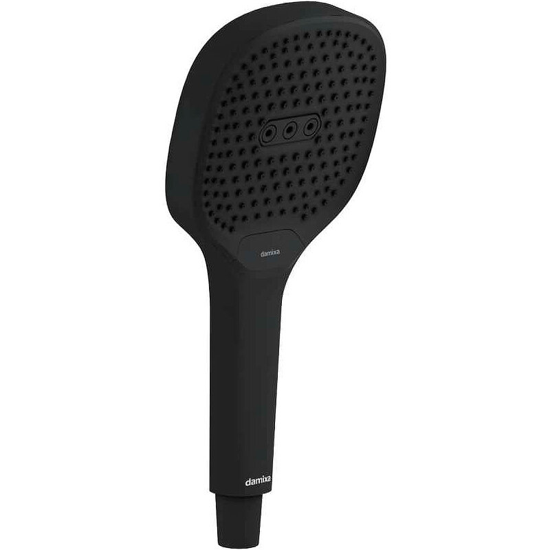 Изображение товара Душевая лейка Damixa Merkur 940020300, 3 режима, черная матовая Изображение товара Душевая лейка Damixa Merkur 940020300, 3 режима, черная матовая