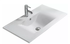 Изображение товара Раковина SantiLine врезная сверху 90,5х46,3 см белая фаянс стендартный дизайн