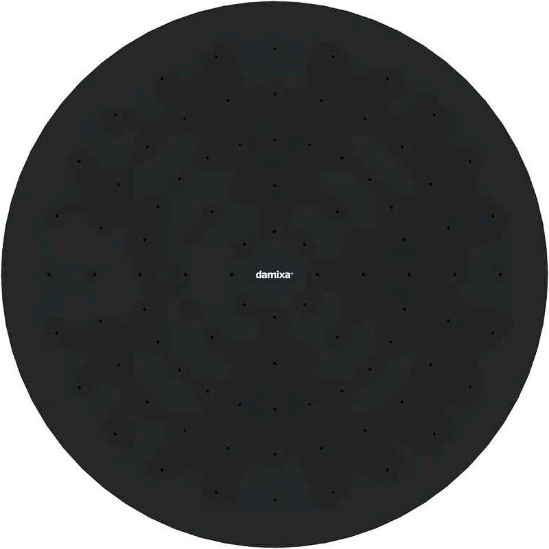 Изображение товара Верхний душ Damixa Jupiter 977050300, диаметр 22.5 см, черный матовый