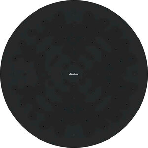 Изображение товара Верхний душ Damixa Jupiter 977050300, диаметр 22.5 см, черный матовый