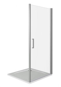 Изображение товара Душевая дверь Good Door Fantasy DR-90-С-CH, 90 х 185 см, стекло прозрачное, профиль хром, ФА00033