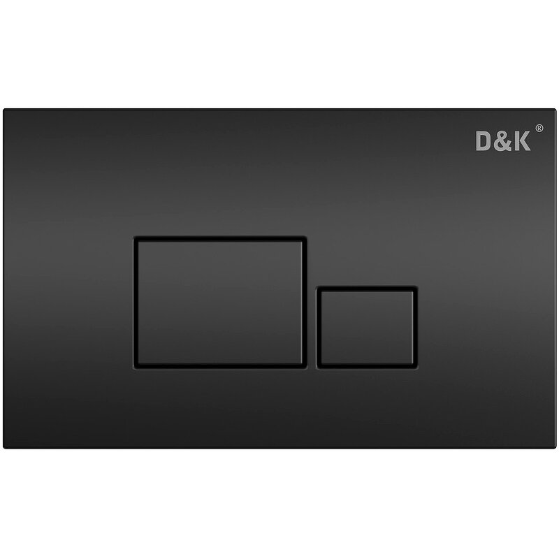 Изображение товара Клавиша смыва D&K Quadro DB1519025, цвет черный