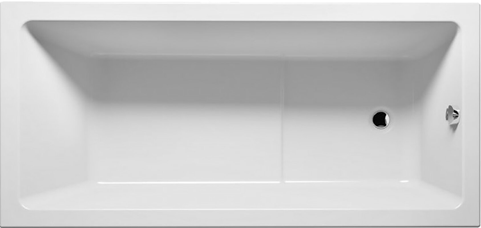 Изображение товара Акриловая ванна Riho Lusso Plus 170x80 см белая без гидромассажа