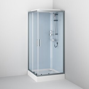 Изображение товара Душевая кабина Am.Pm Gem 90 х 90 см, профиль матовый хром, стекло прозрачное, W90C-403-090MT