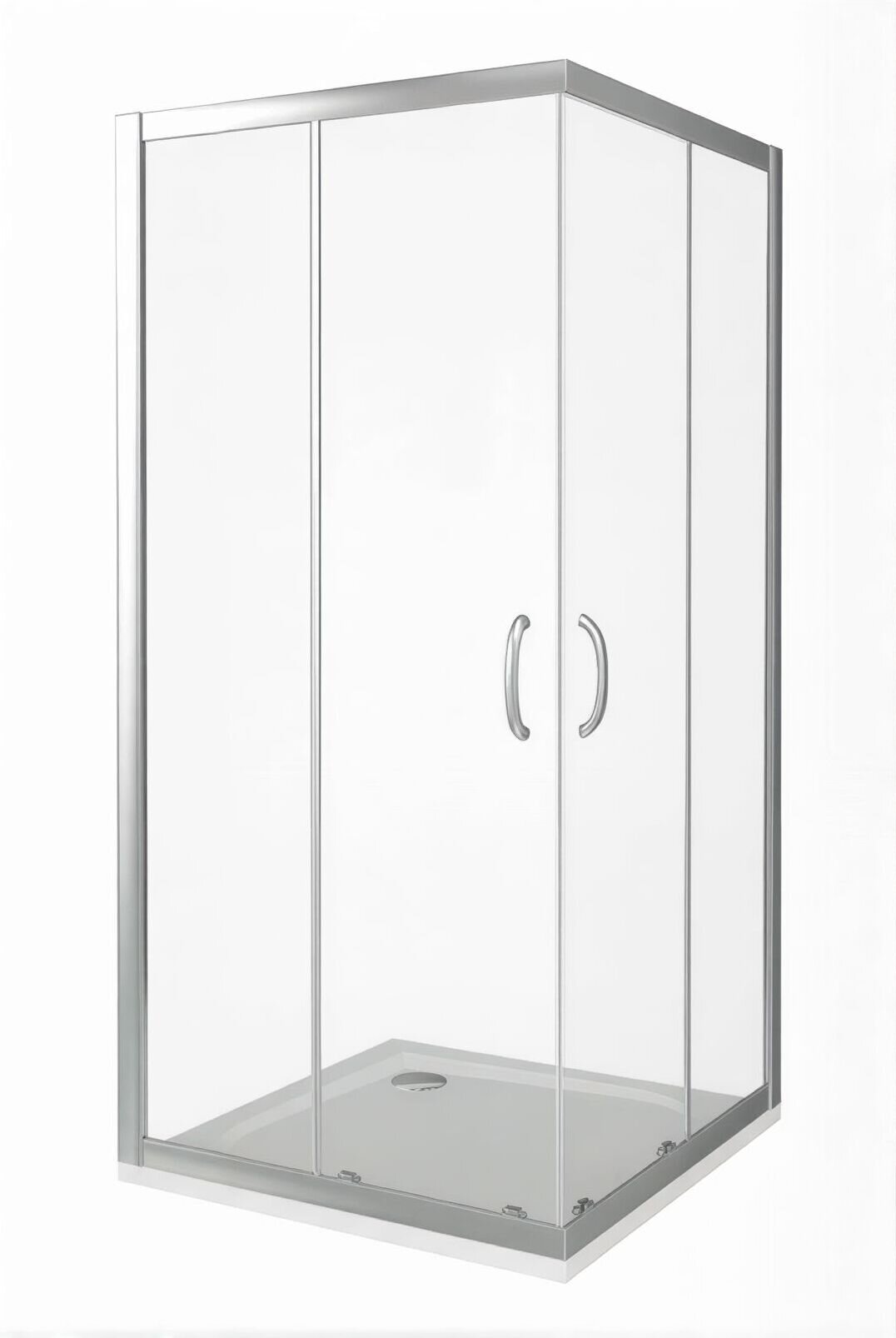 Изображение товара Душевое ограждение Good Door Infinity CR-120-80-C-CH, 120 х 80 х 185 см, стекло прозрачное, профиль хром, ИН00092